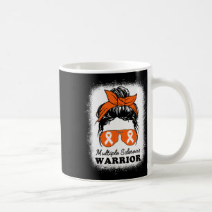 Warrior Multiple Sclerosis Awareness Messy Bun Mum Coffee Mug
