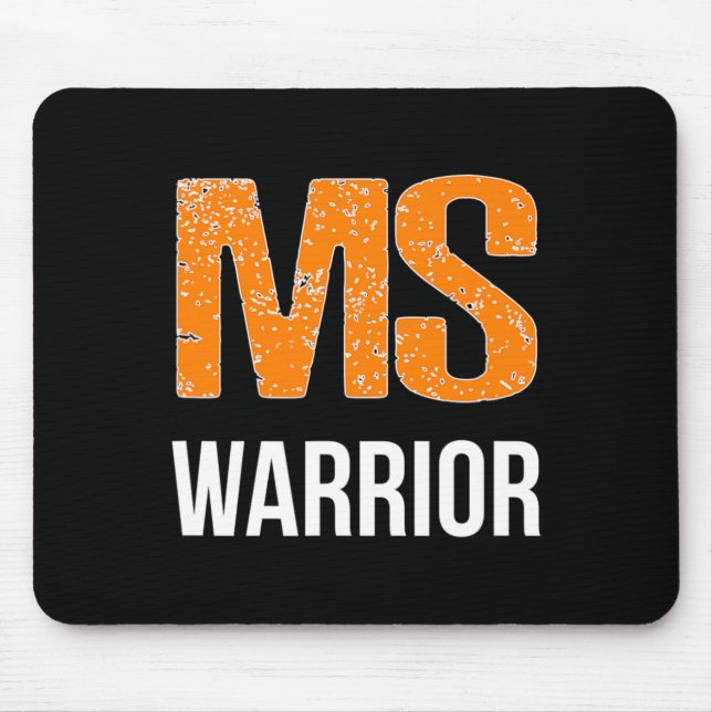 Warrior Multiple Sclerosis Awareness  Mouse Pad (Front)