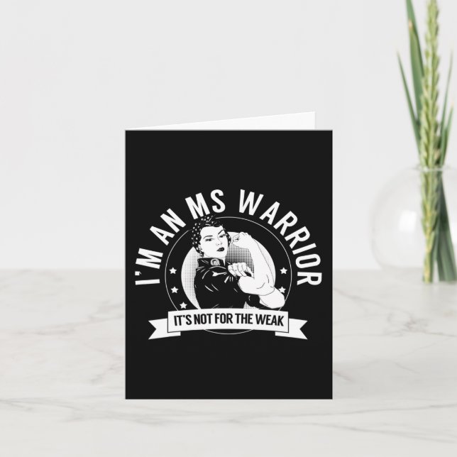 Warrior Nftw Multiple Sclerosis Awareness Ms Warri Card (Front)