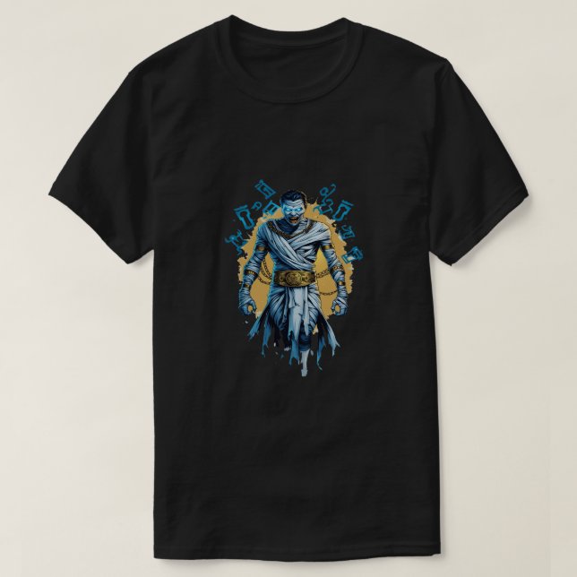Warrior of the Nile T-Shirt – Pharaoh Inspired Art (Design Front)