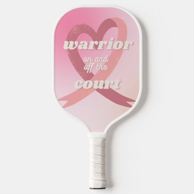 Warrior on and off the Court Pickleball Paddle  (Front)