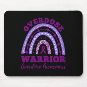 Warrior Overdose Awareness Rainbow Mouse Pad