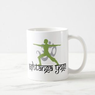 Warrior Pose Ashtanga Yoga Gift Coffee Mug