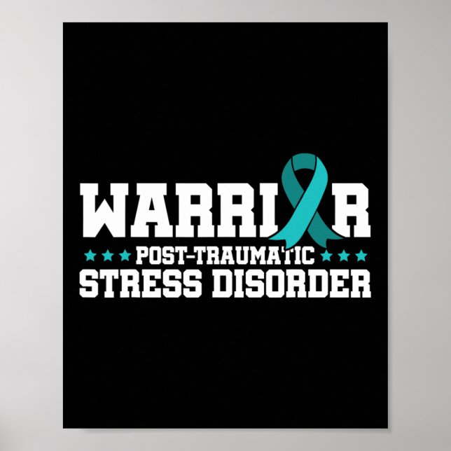 Warrior Post-traumatic Stress Disorder Awareness M Poster (Front)