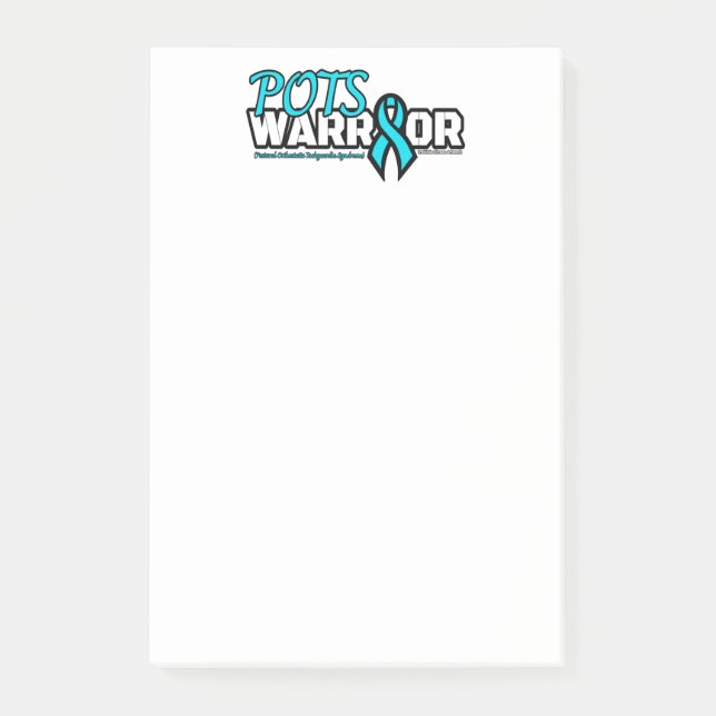 WARRIOR...POTS POST-IT NOTES (Front)