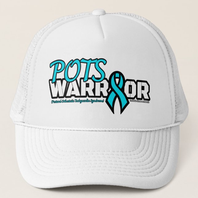 WARRIOR...POTS TRUCKER HAT (Front)