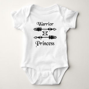 warrior princess baby bodysuit