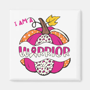 Warrior Pumpkin - Pink Magnet