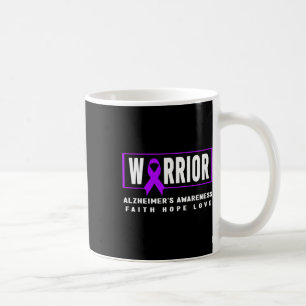 Warrior - Purple Ribbon Heimer’s Awareness Coffee Mug