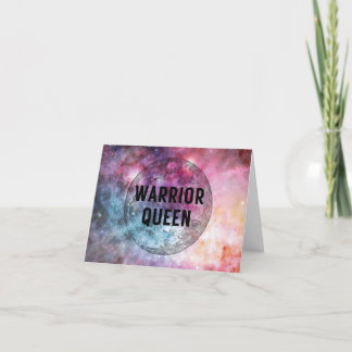 Warrior Queen - Cancer Awareness Card