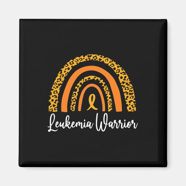 Warrior Rainbow Orange  Magnet (Front)