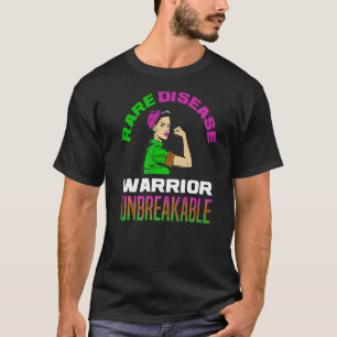 Warrior Rare Disease Unbreakable Rare Disease Awar T-Shirt