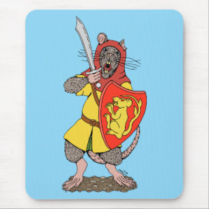 Warrior Rat with Falchion Mouse Pad