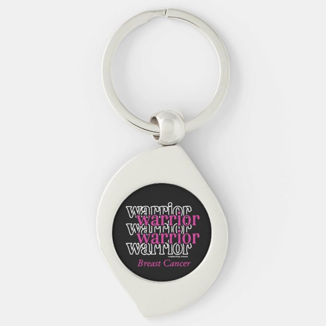Warrior/Repeated...Breast Cancer Key Ring (Front)