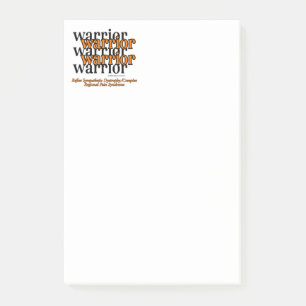 Warrior/Repeated...RSD/CRPS Post-it Notes
