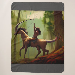 Warrior sherpa blanket