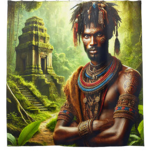 Warrior Shower Curtain