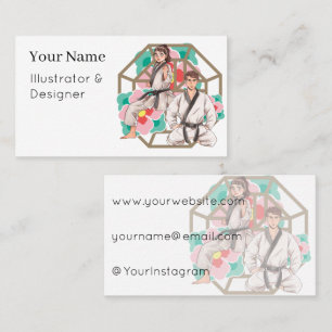 Warrior Spirit - Harmony and Martial Discipline Business Card