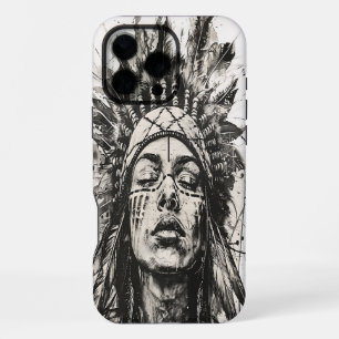 Warrior spirit in artistic form iPhone 16 pro max case
