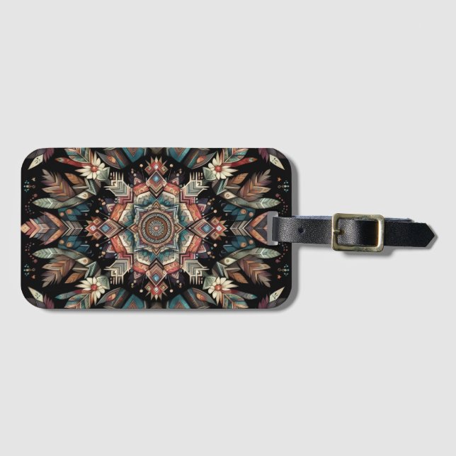 Warrior Spirit  Luggage Tag (Front Horizontal)