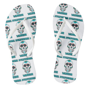 Warrior/Sugar skull...Dysautonomia Thongs