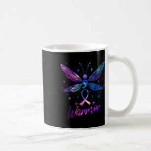 Warrior Suicide Prevention Awareness Purple Teal D Coffee Mug