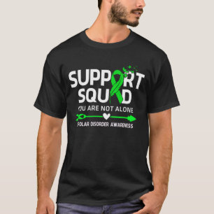 Warrior Support Squad Bipolar Disorder Awareness F T-Shirt