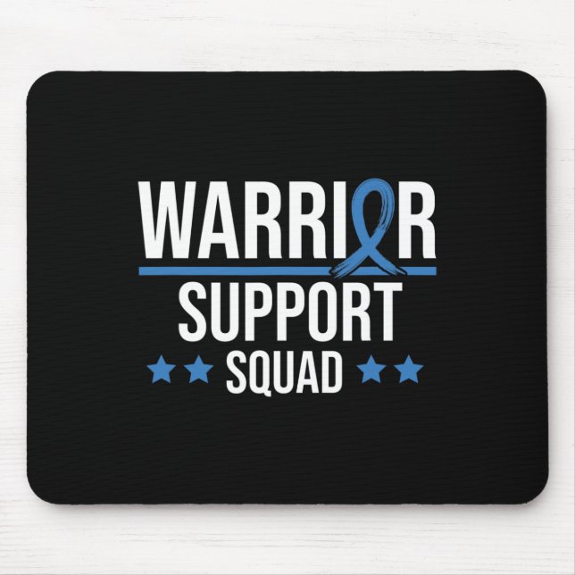 Warrior Support Squad Diabetes Awareness  Mouse Pad (Front)