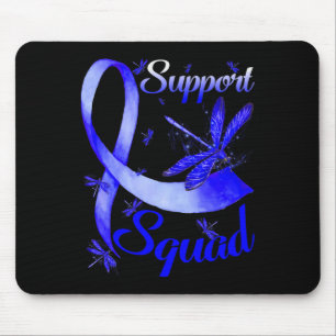 Warrior Support Squad Dragonfly Alopecia Awareness Mouse Pad