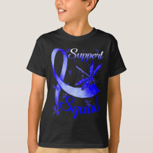 Warrior Support Squad Dragonfly Alopecia Awareness T-Shirt