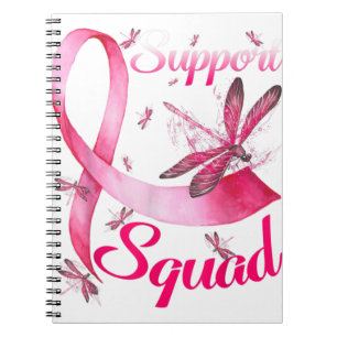 Warrior Support Squad Dragonfly Breast Cancer Awar Notebook