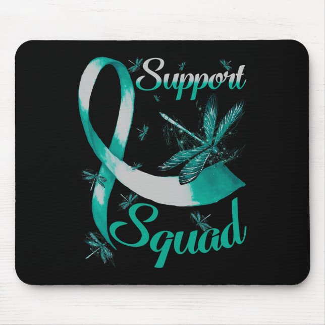 Warrior Support Squad Dragonfly Polycystic Kidney  Mouse Pad (Front)
