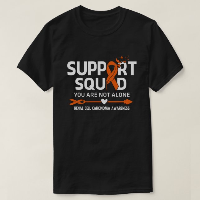 Warrior Support Squad Renal Cell Carcinoma Awarene T-Shirt (Design Front)