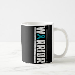 Warrior Survivor Assault Awareness Month Teal Coffee Mug