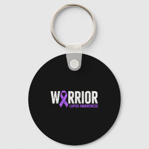 Warrior survivor fighter lupus awareness sle key ring