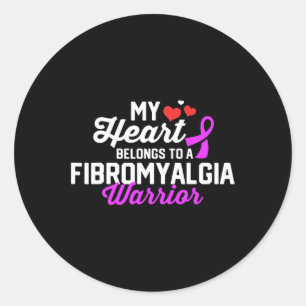 Warrior Survivor Support Awareness Recovery  Classic Round Sticker