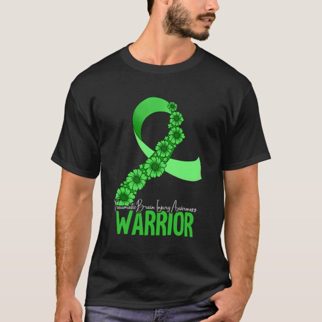Warrior Traumatic Brain Injury Awareness T-Shirt (Front)