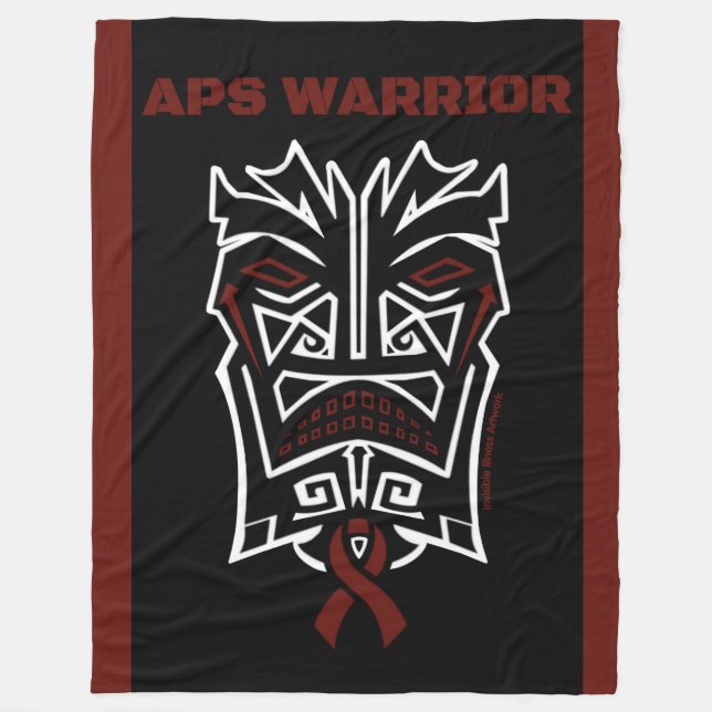 Warrior/Tribal...APS Fleece Blanket (Front)