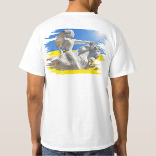 Warrior Ukraine President Zelenskyy & Flag T-Shirt
