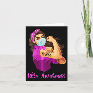 Warrior Unbreakable - Fighter Fibromyalgia Awarene Card