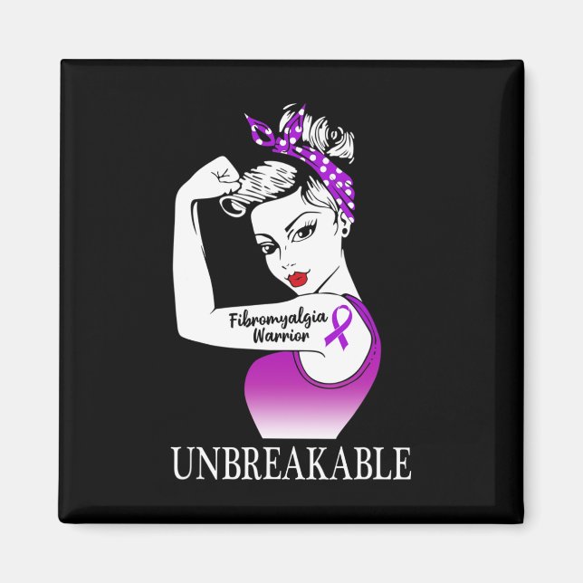Warrior Unbreakable Strong Women  Magnet (Front)
