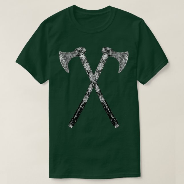 Warrior Viking Axe Essential TShirt (Design Front)
