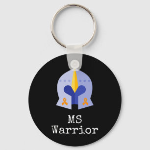 Warrior W Knight And Orange Ribbons For Ms Awarene Key Ring