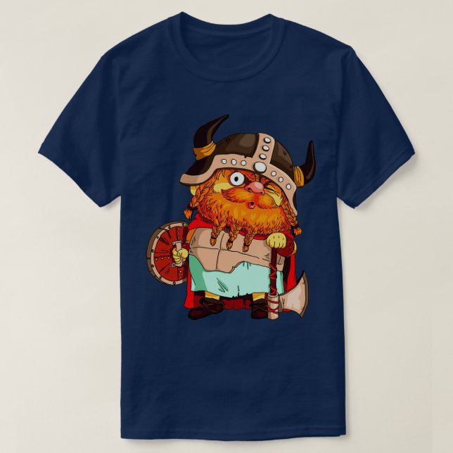 Warrior with beard T-Shirt (Design Front)