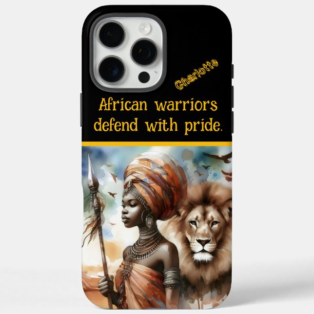 Warrior with lion’s strength Case-Mate iPhone case (Back)