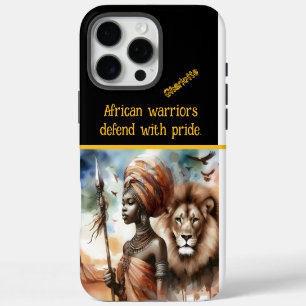 Warrior with lion’s strength iPhone 16 pro max case