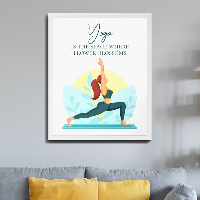 Warrior Yoga Art – Customisable Inspirational  Poster (Creator Uploaded)