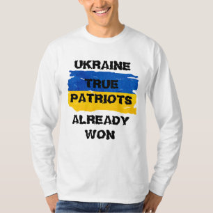 Warriors Blue and Yellow Ukraine Flag T-Shirt