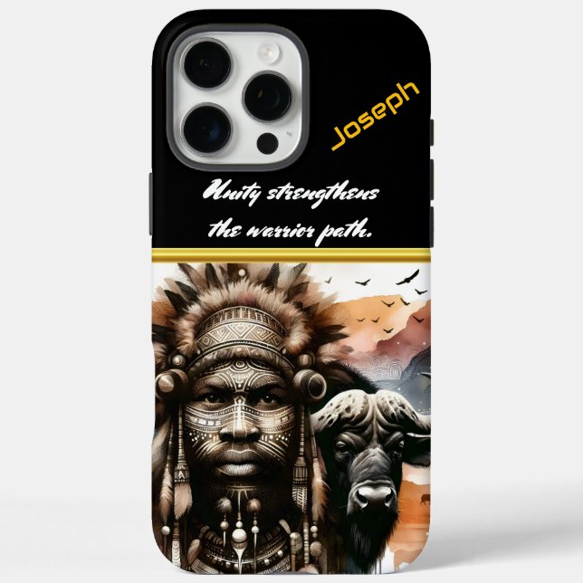 Warrior's bond with nature's magic Case-Mate iPhone case (Back)