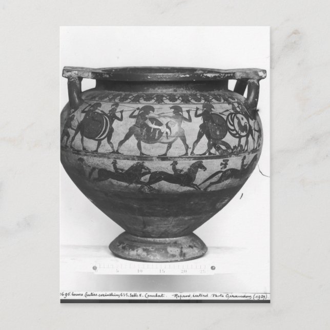 Warriors Fighting Postcard (Front)